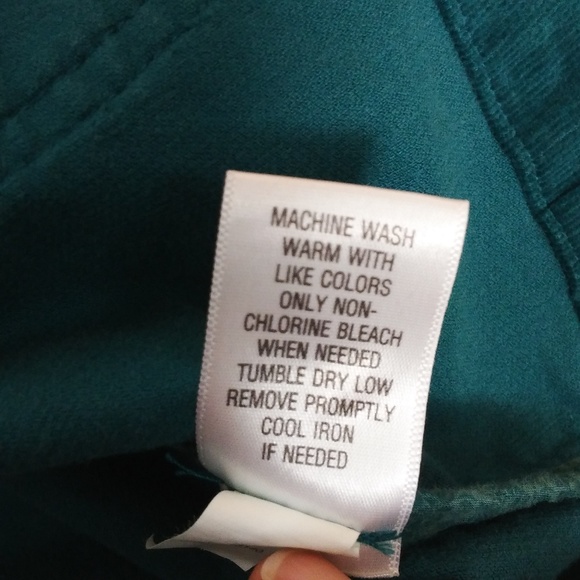 Stylish Teal Corduroy Jacket 3/4 Sleeve - Sonoma - Picture 6 of 6